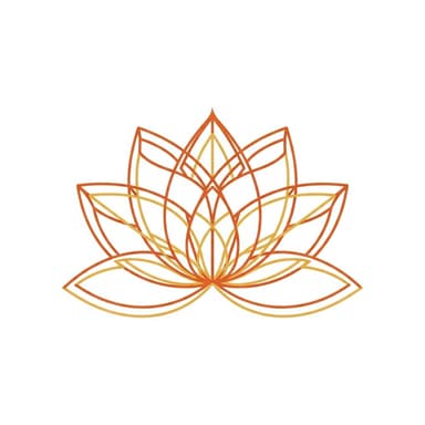 Lotus mandala — tap surface for the Japa Counter